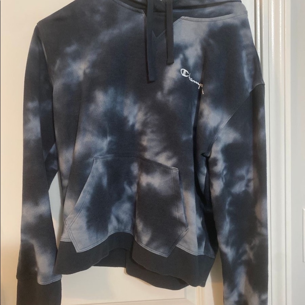 tie dye champion hoodie